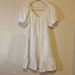 White empire waist sundress